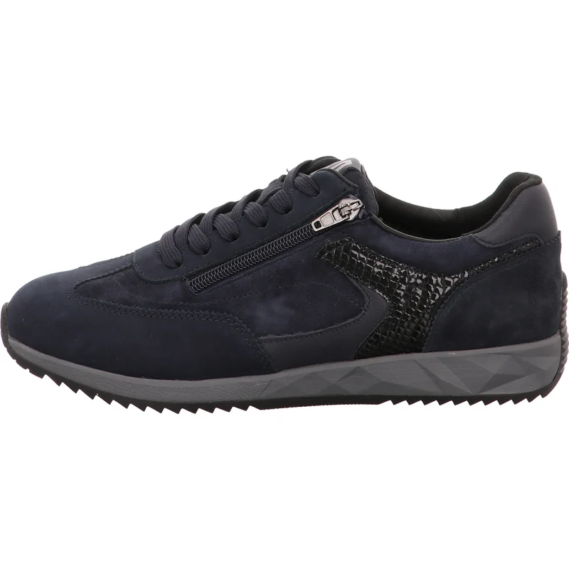 Waldläufer Schnürschuh H-Janett blau
