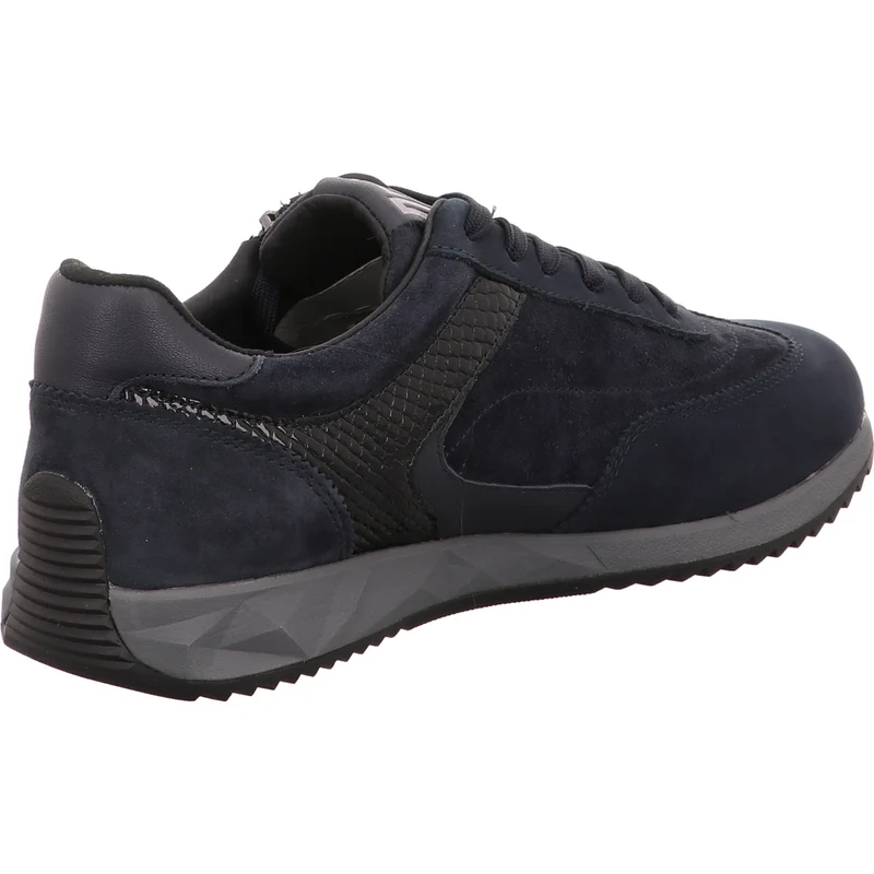 Waldläufer Schnürschuh H-Janett blau