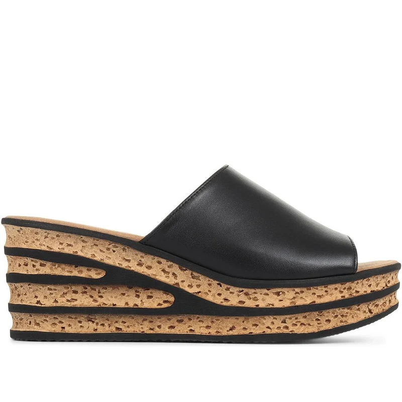 Trixie Wedge Mules - GAB35516 / 321 591 - Black