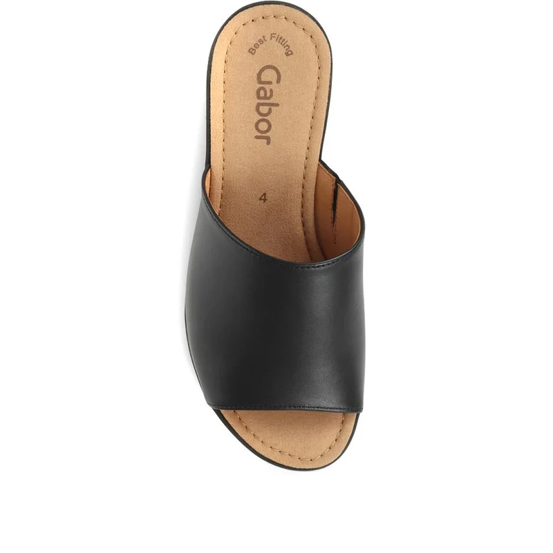 Trixie Wedge Mules - GAB35516 / 321 591 - Black