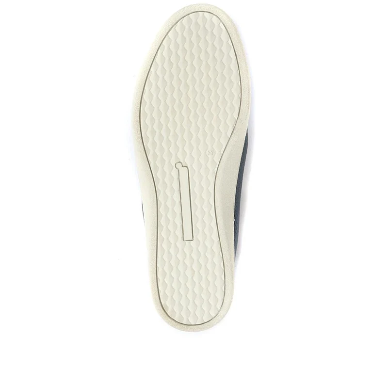 Midwood Women's Leather Trainers - MIDWOOD / 320 084 - Navy