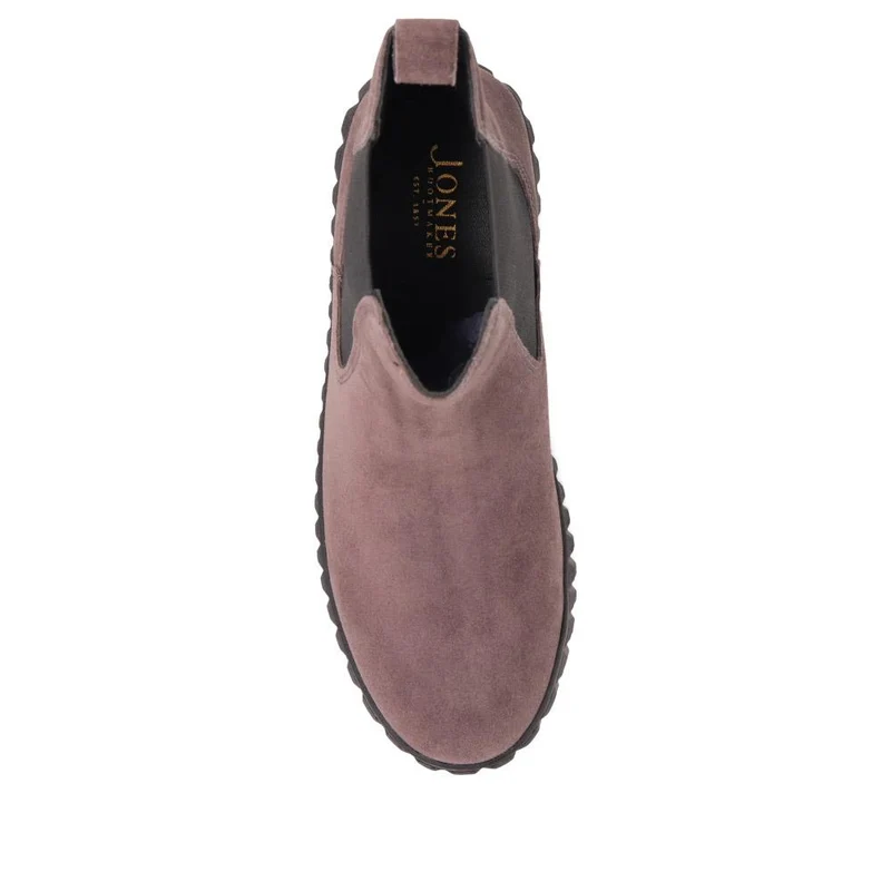 Laure Leather Chelsea Boots - LAURE / 326 178 - Grey Suede