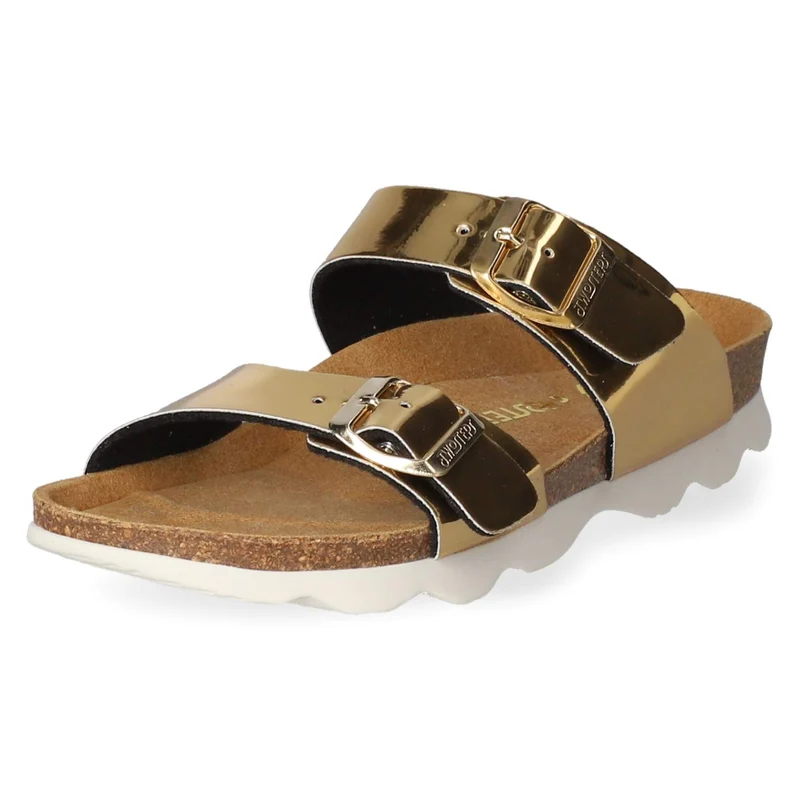 Pantoletten Gold