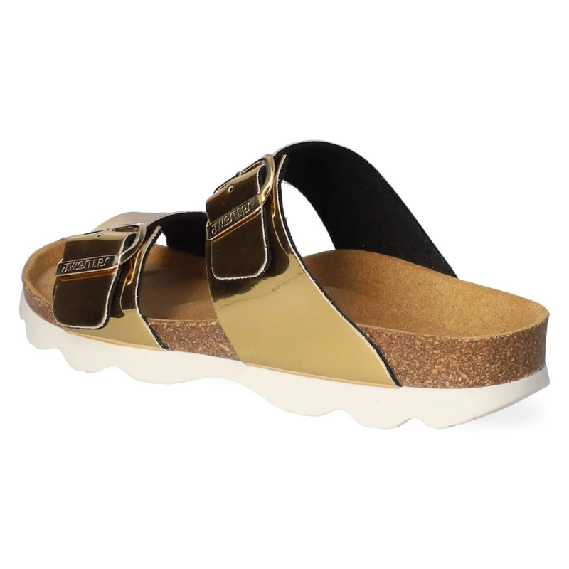 Pantoletten Gold