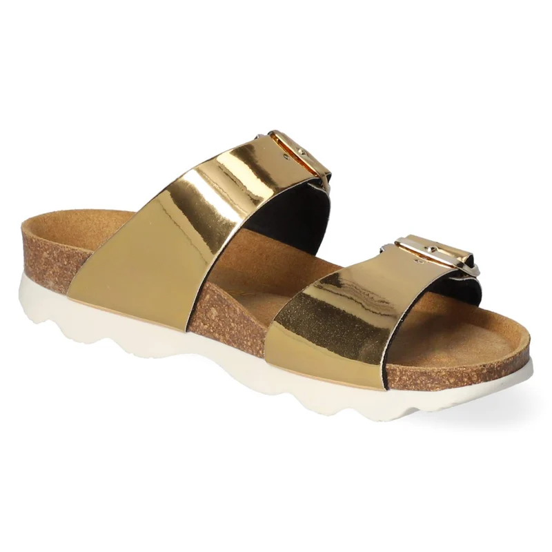 Pantoletten Gold