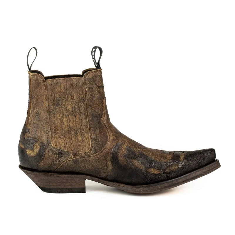 Herren-Cowboystiefel, Country- und Westernstiefel, 1931, Braun und Schwarz | Sofort lieferbar | Größe 41