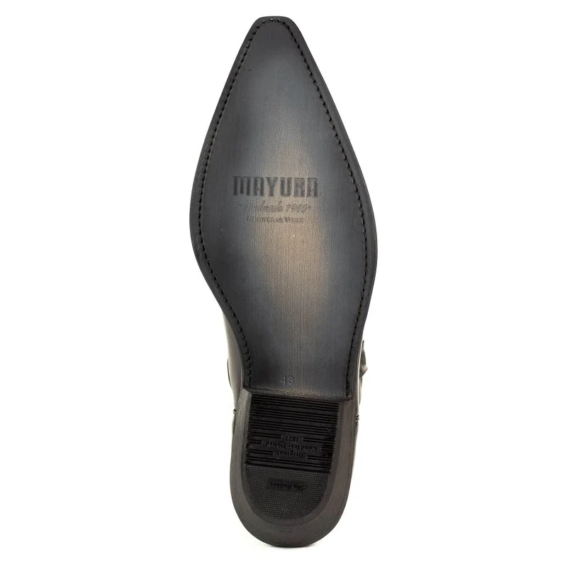 Cowboy-, Country- und Westernstiefel der 1920er Jahre für Damen und Herren, Schwarz und Rot, Premium