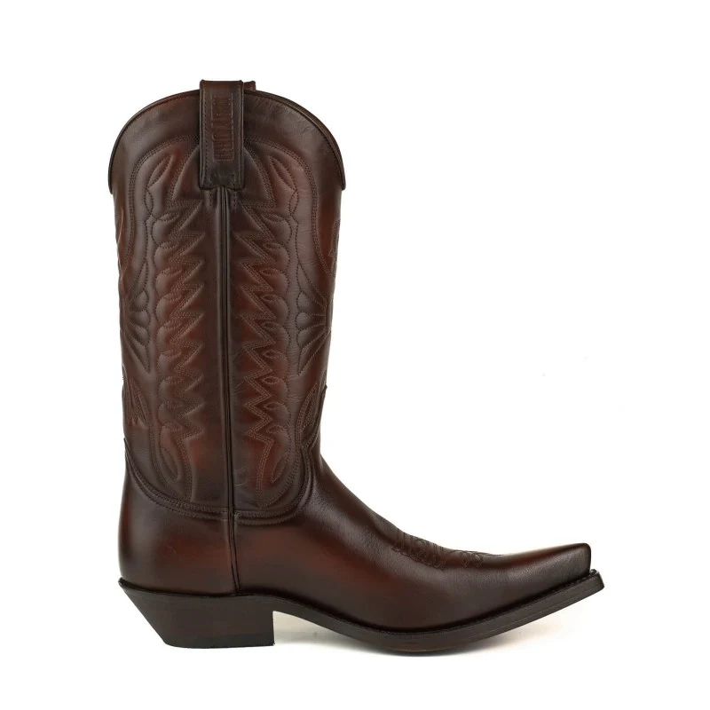 Cowboy-, Country- und Westernstiefel der 1920er Jahre für Damen und Herren, Premium-Qualität in Schwarz und Braun