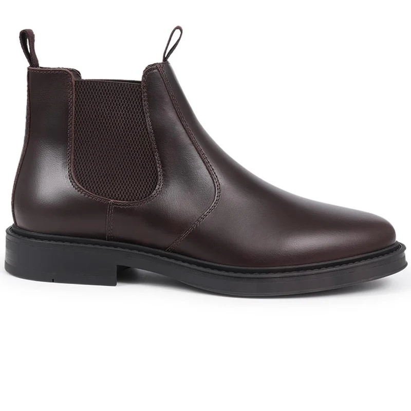 Dulwich Leather Chelsea Boots - DULWICH / 325 900 - Dark Brown
