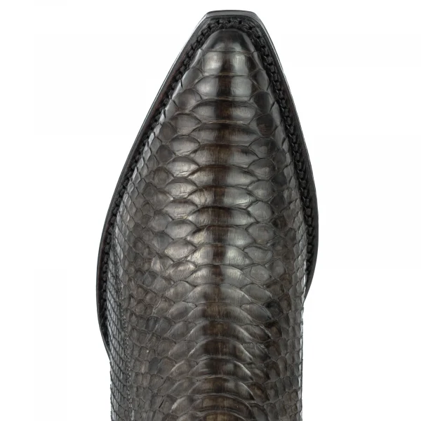 Urbane und exotische braune handgefertigte Damenstiefel oder Stiefeletten 2496