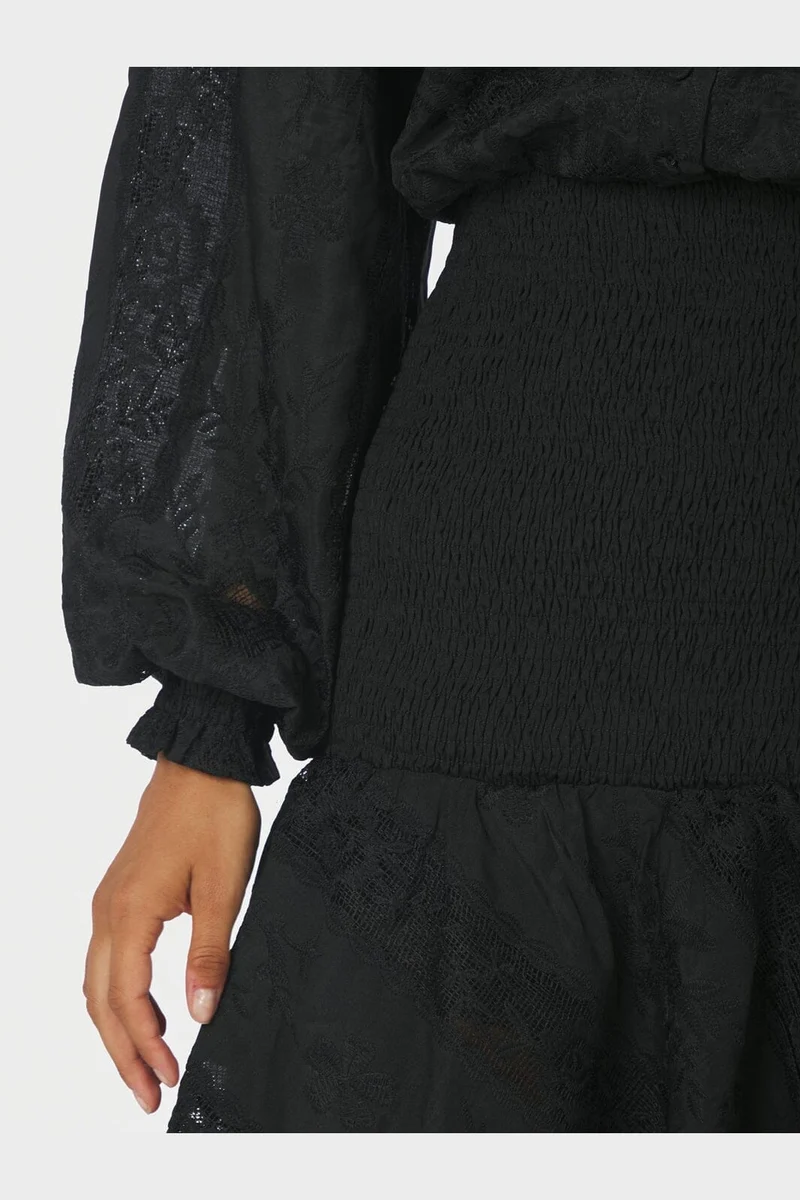 Neo Noir - Bonia Smock Dress 169174 - 100 - Black