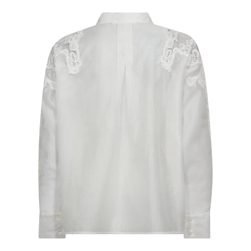 Co´Couture - Kawacc Embroidery Shirt 35988 - 4000 - White