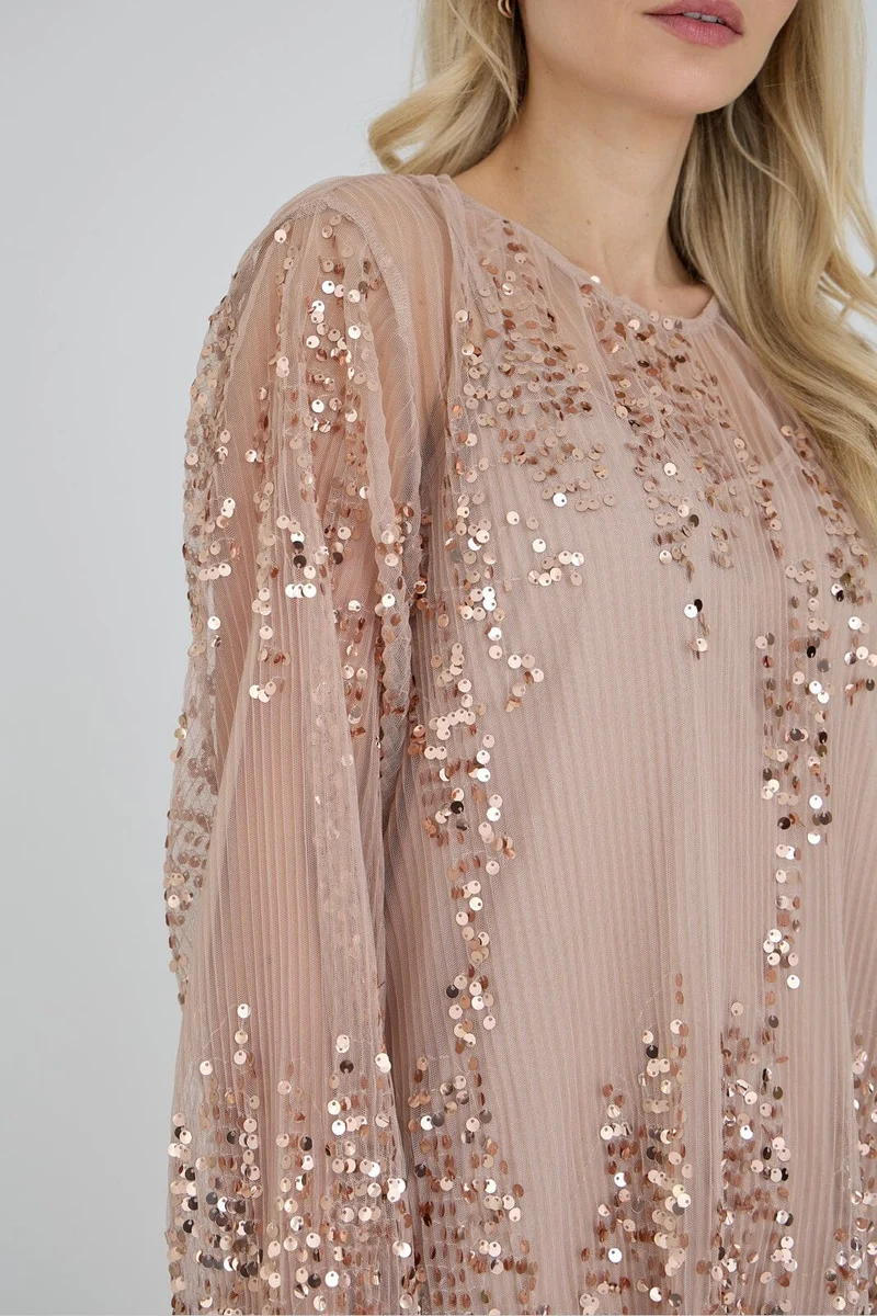 A-View - Ying Dress AV8378 - 316 - Almond