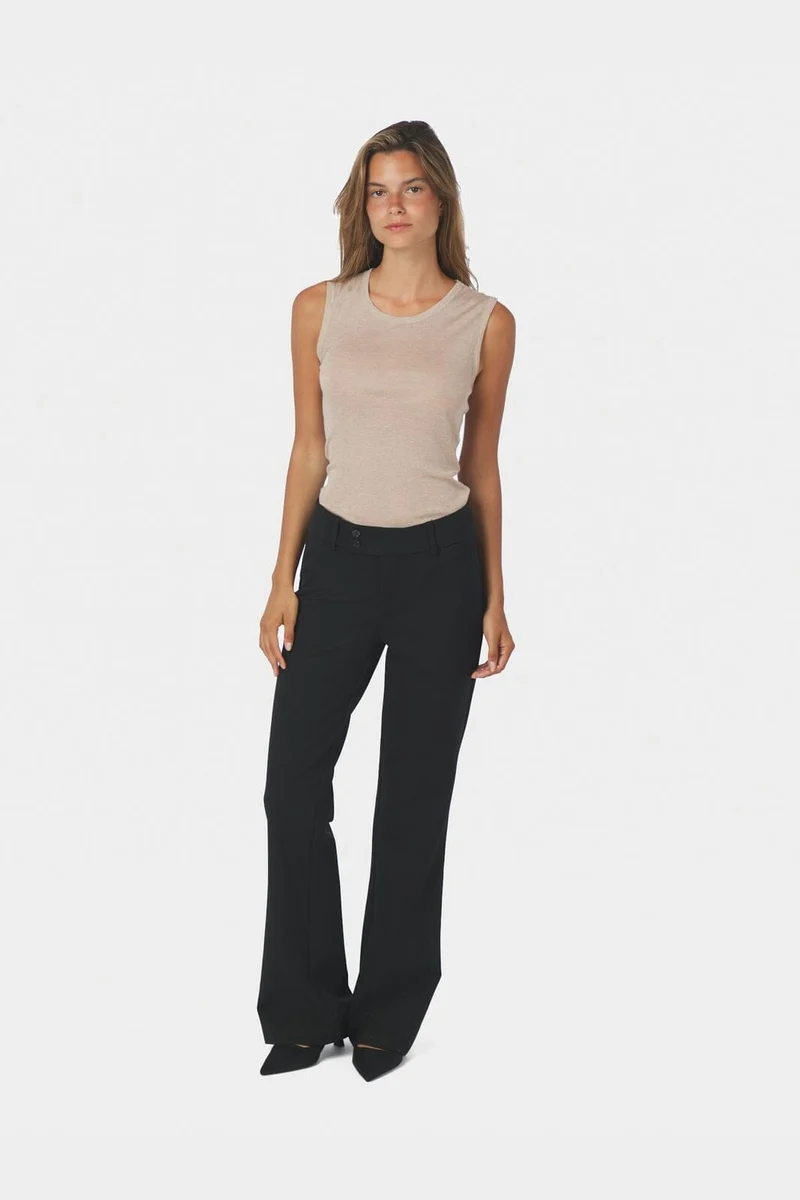 Neo Noir - Adelei Stretchy Pants 170137 - 100 - Black