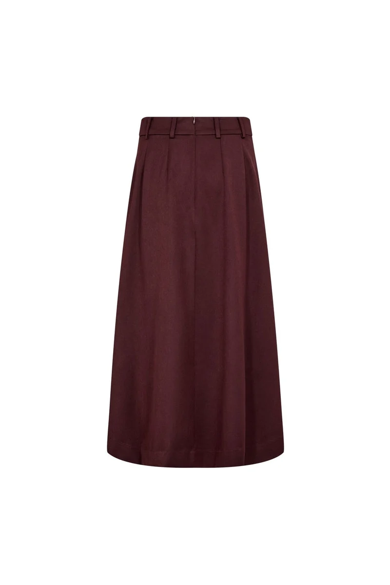 Co´Couture - Terrycc Pleat Skirt 500363 - 30005 - Wine Red