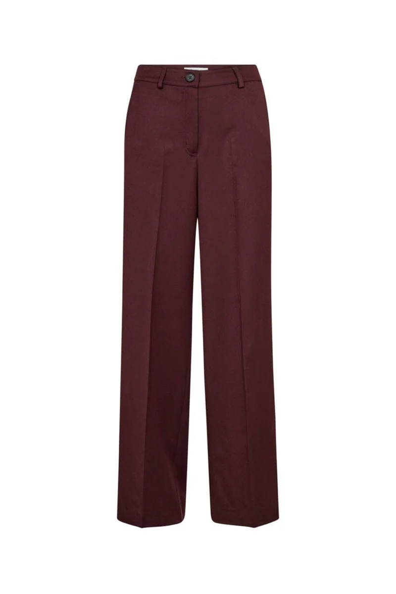 Co´Couture - Terrycc Pant 500365 - 30005 - Wine Red