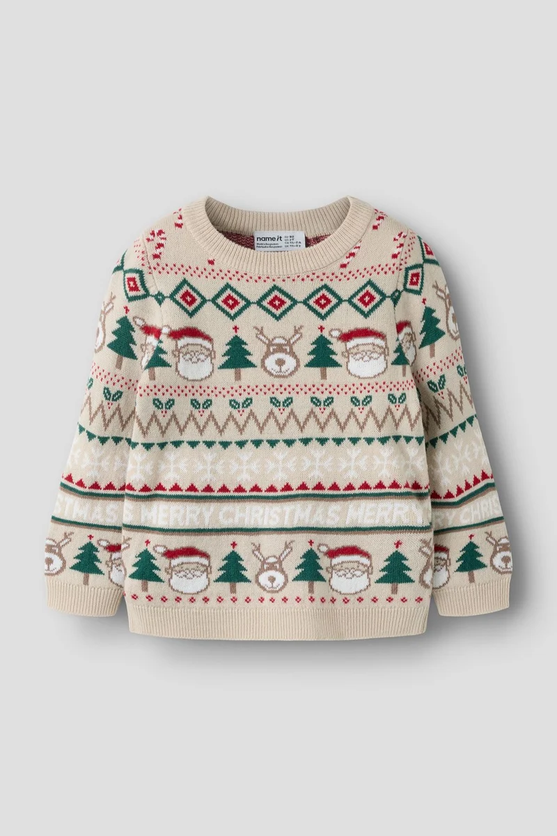 Name It - Nmnralkos Ls Knit - 5161616 Peyote