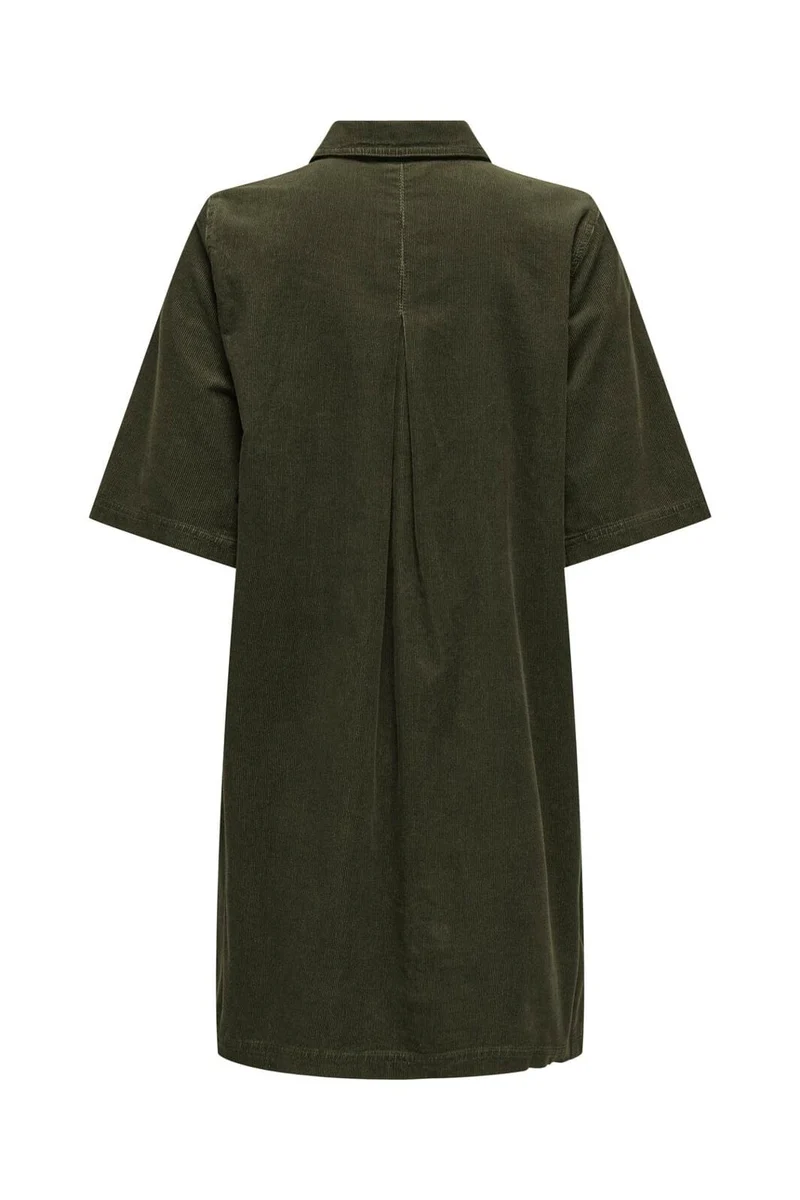 Only - Onlgry-Nessa S/S Cord Dress - 5124545 Forest Night