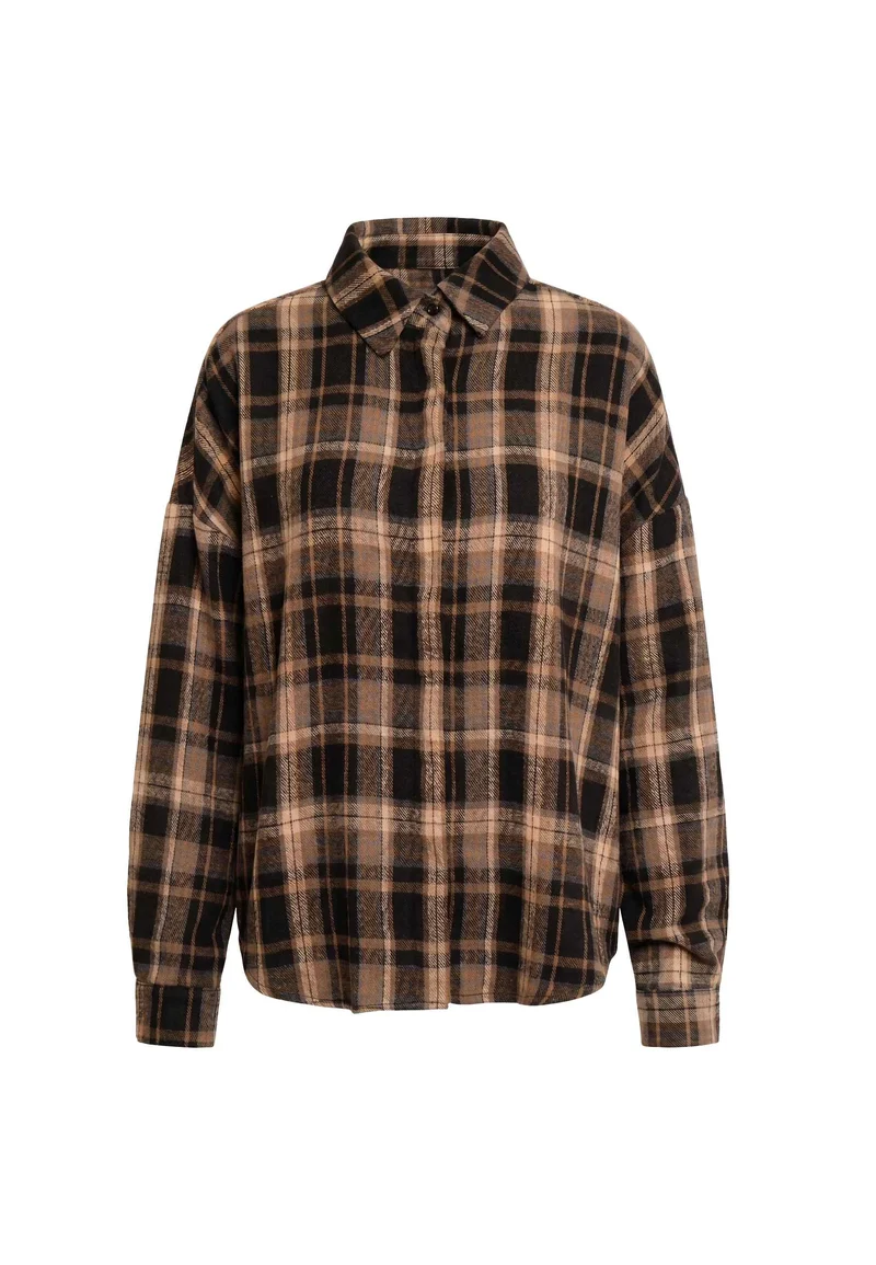 Liberte - Siri Ls Shirt 22471 - Black Creme Check