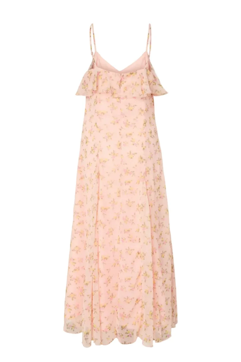 YAS - Yassoiree Strap Maxi Dress Bm - 4977236 Blushing Rose Soiree Aop