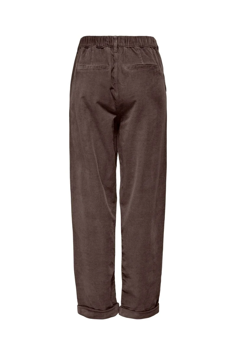 Only - Onlflora Ela Cord Carot Pant - 5049111 Chocolate Brown