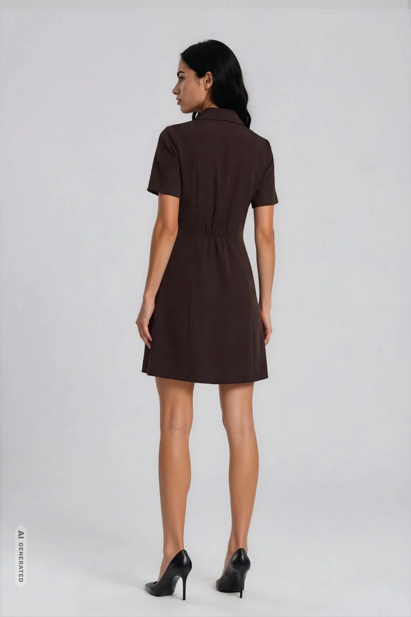 Bruuns Bazaar - Rubysusbbzendia Dress Bbw5204 - Dark Brown