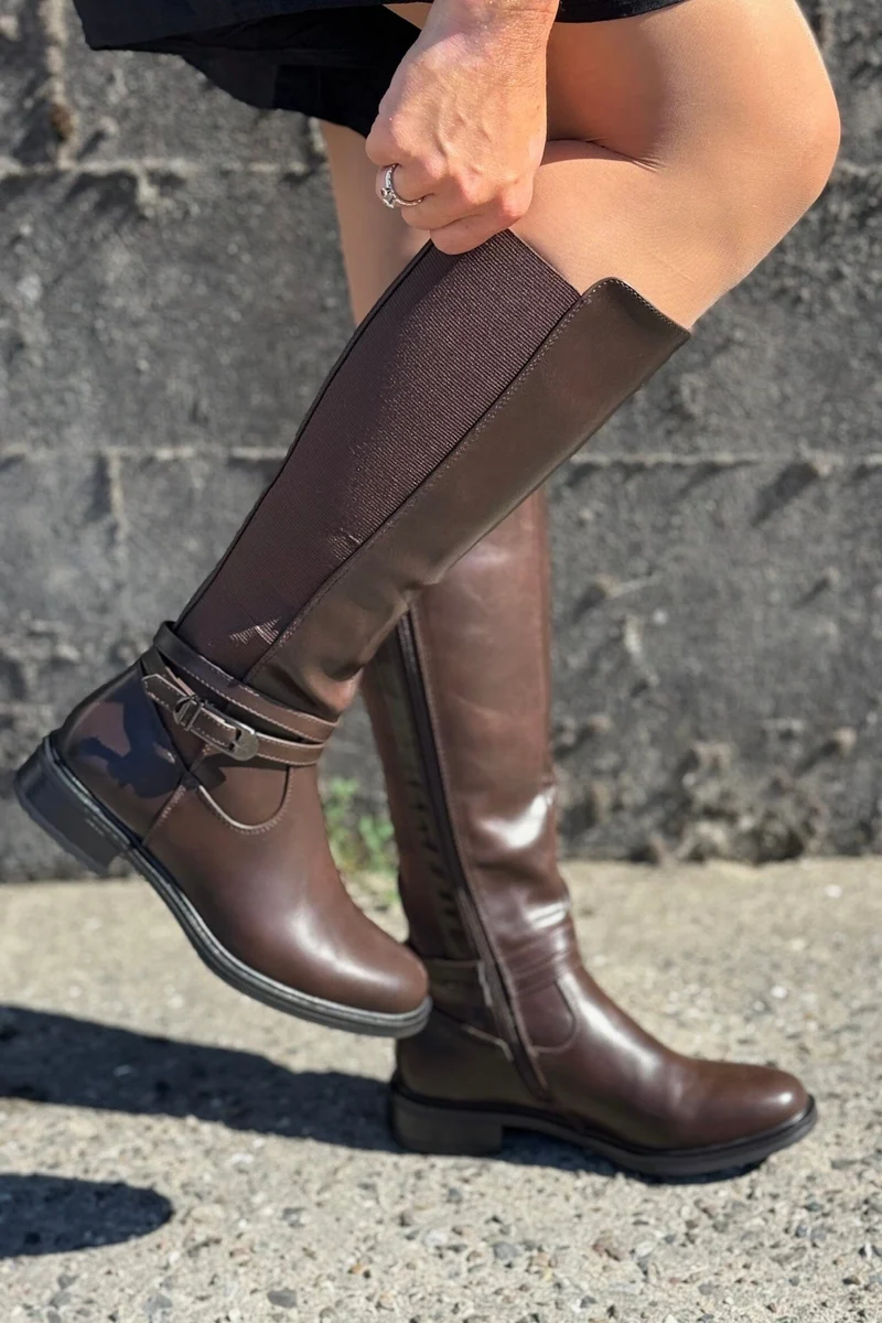 Bloom - Heatherly Boot - Dark Maroon