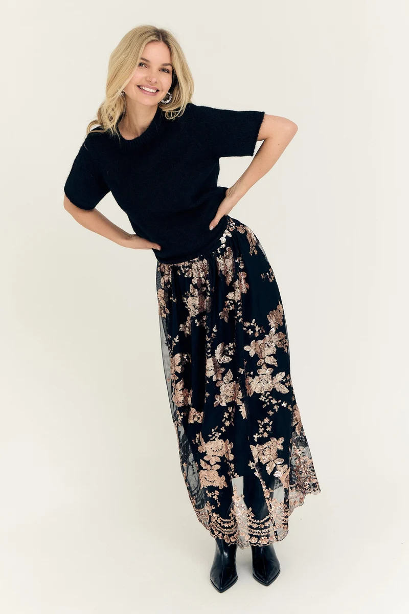 A-View - Estelle Skirt AV6094 - 307 - Rose Gold