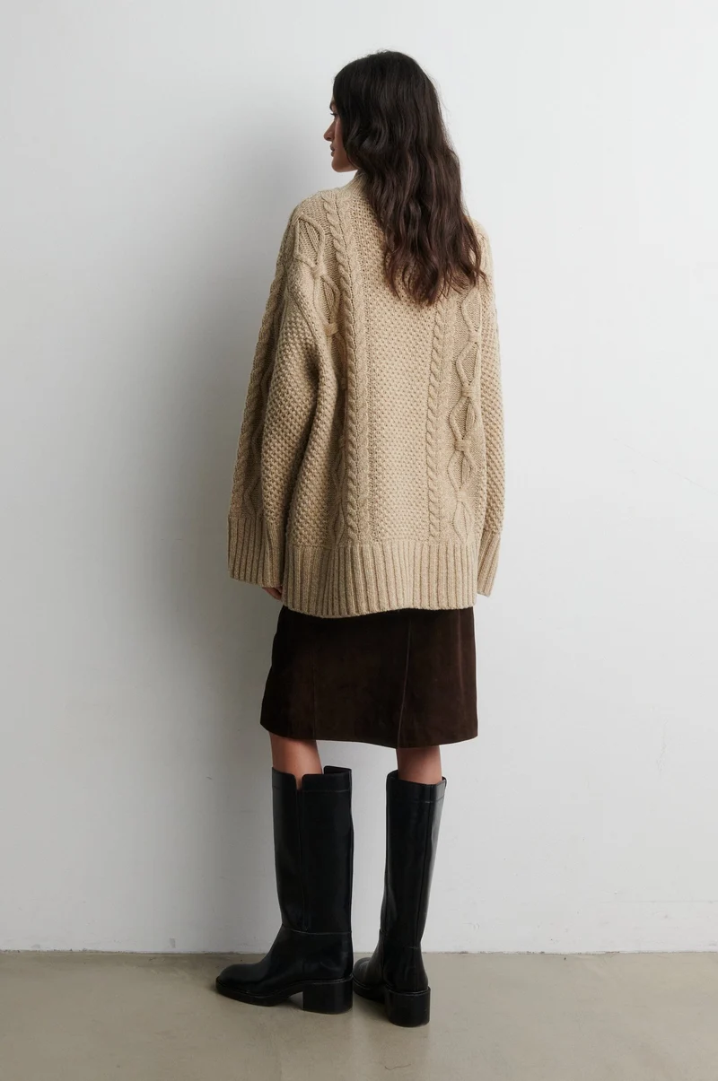 Second Female - Zonie Suede Skirt 60972 - 6156 Demitasse