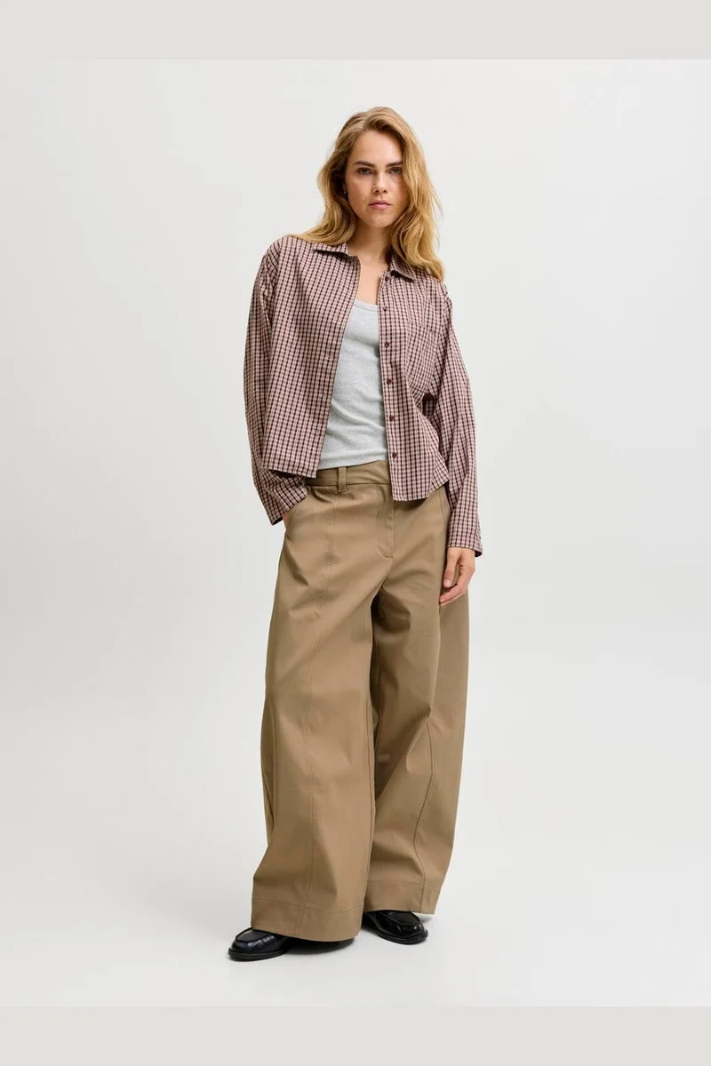 Jjxx - Jxruby Suma Baggy Barrel Pants - 5077734 Petrified Oak