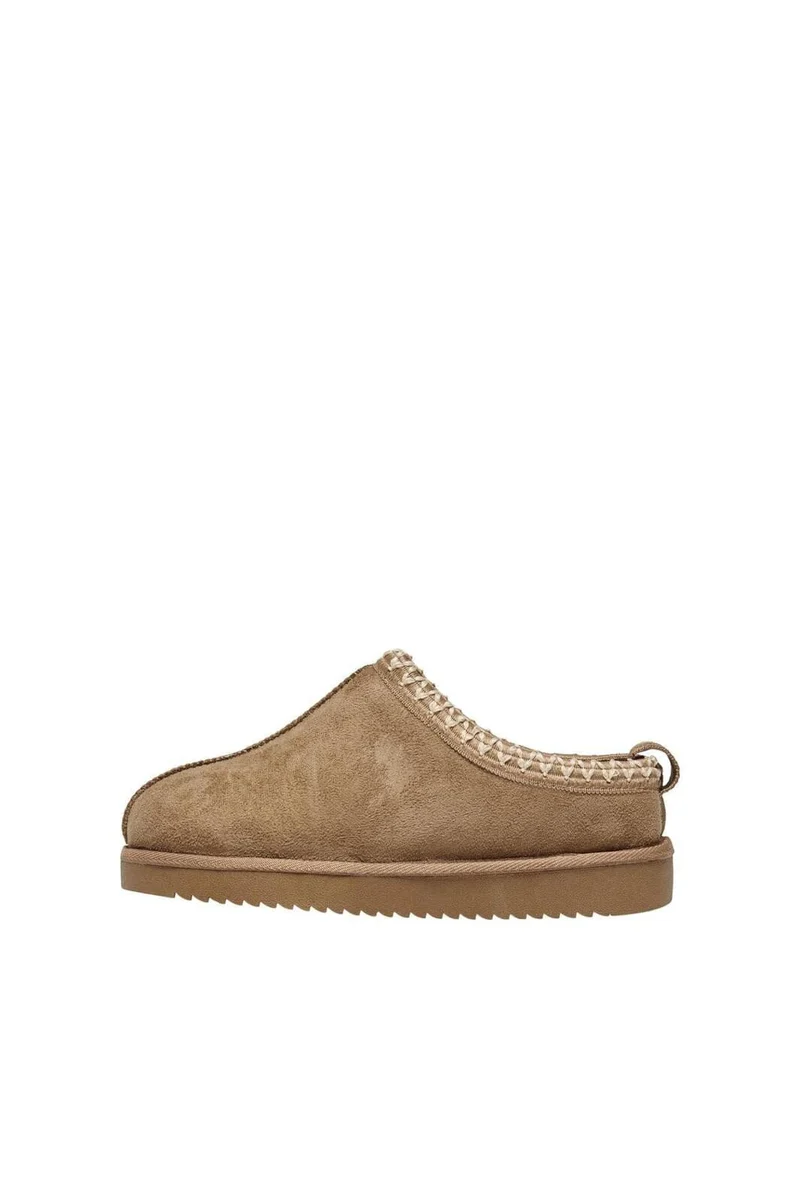 Only - Onlstella Teddy Lined Slipper - 4627078 Cognac