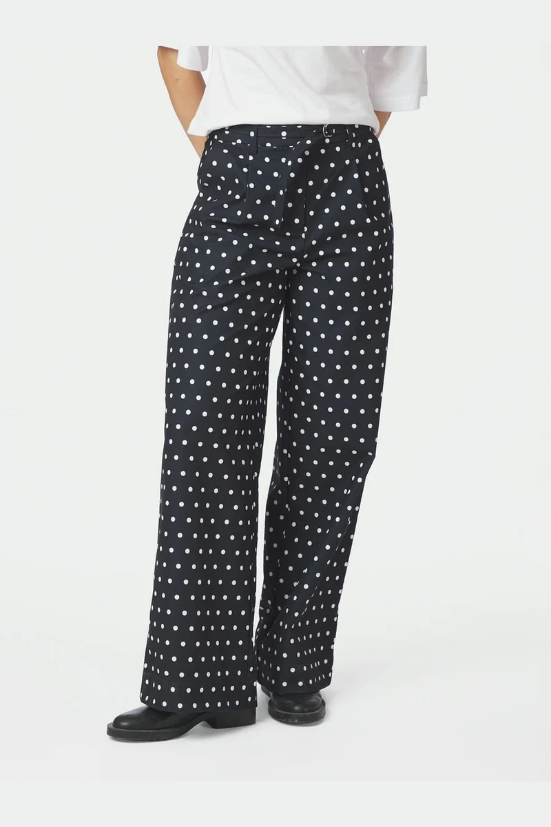 Neo Noir - Malba Dot Pants 167395 - 100 - Black