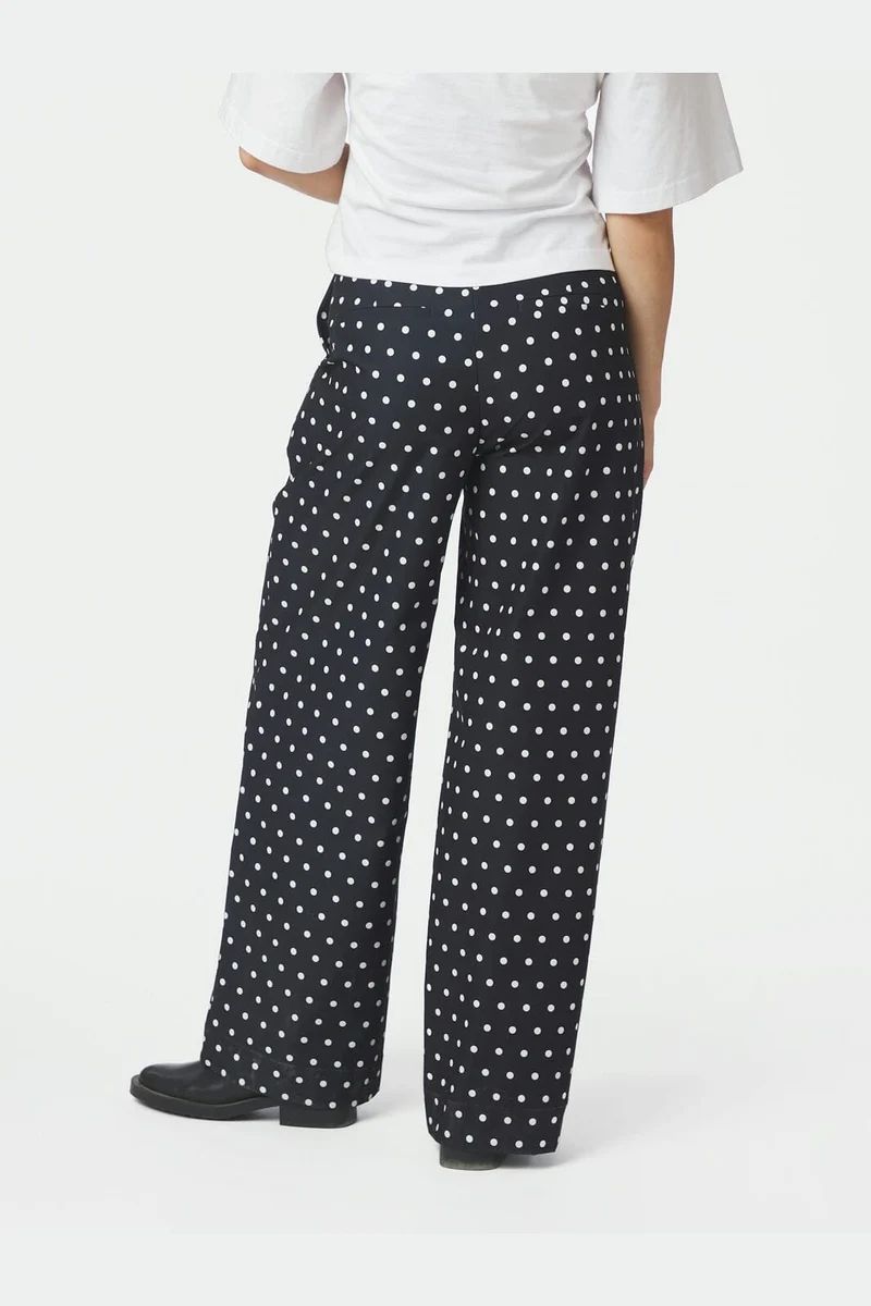 Neo Noir - Malba Dot Pants 167395 - 100 - Black