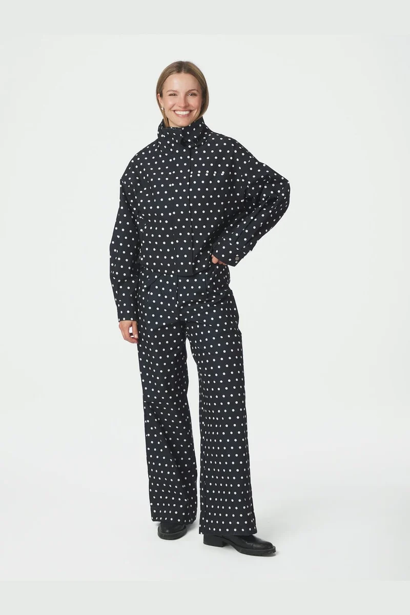 Neo Noir - Malba Dot Pants 167395 - 100 - Black