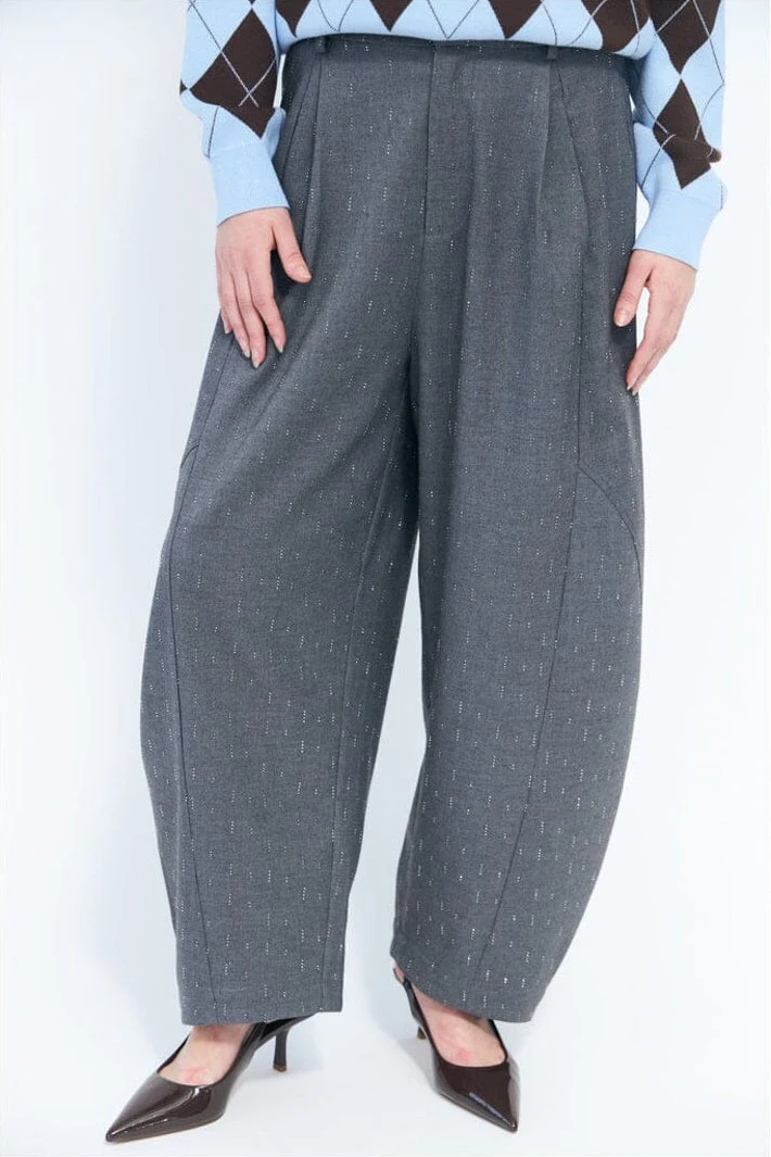 Cras - Richa Pants C755 - Grey Melange