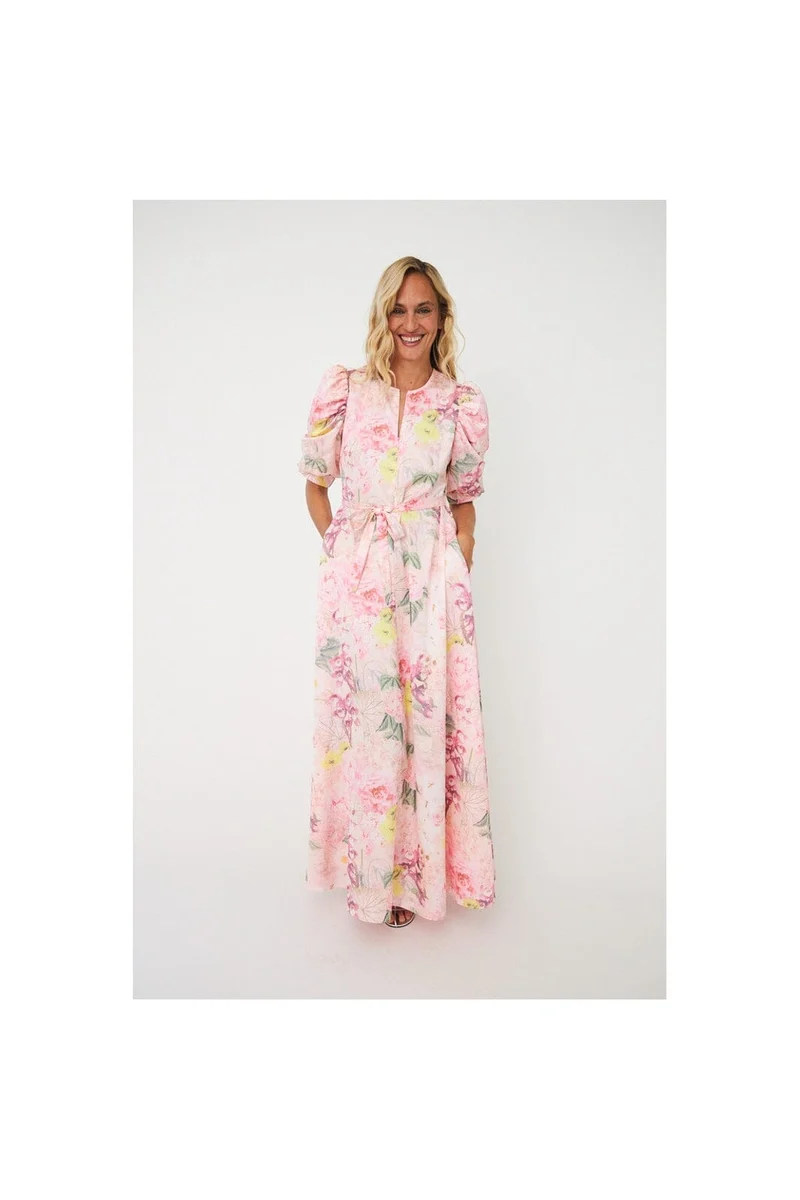 Cras - Kayla Maxi Dress C717 - 8156 - 8156 Floral Garden