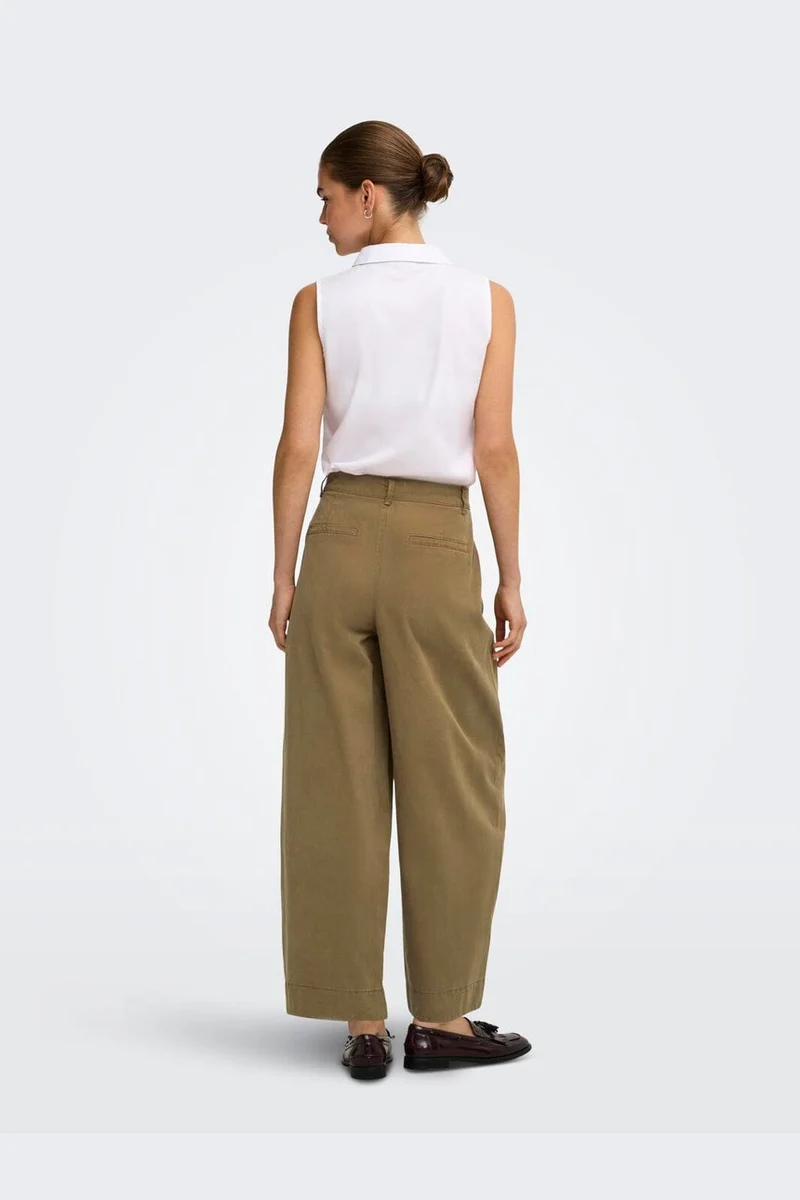 Only - Onlkaitlin String Barrel Pant - 5200162 Kangaroo