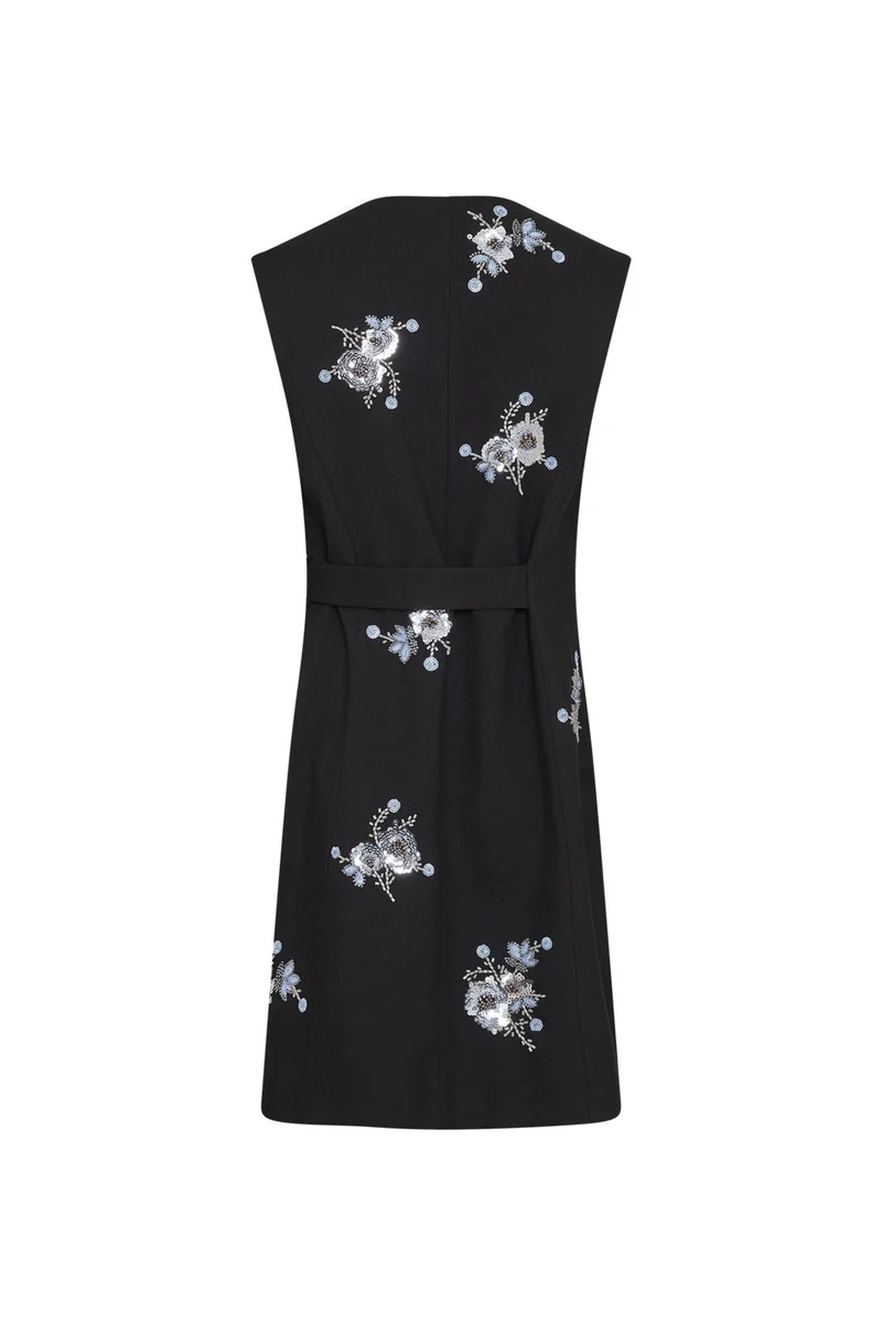 MSCH Copenhagen - Mschadine Sl Dress Emb 20227 - Black