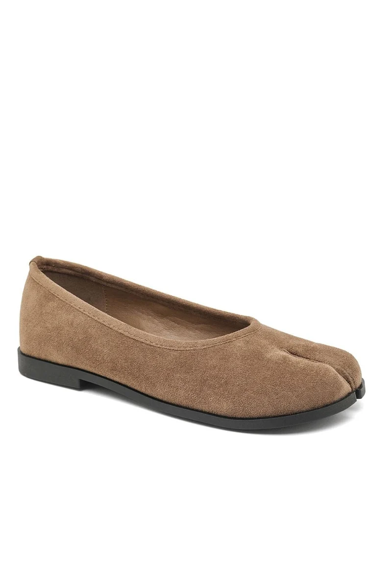 Bloom - Gentian Ballet Flats - Taupe