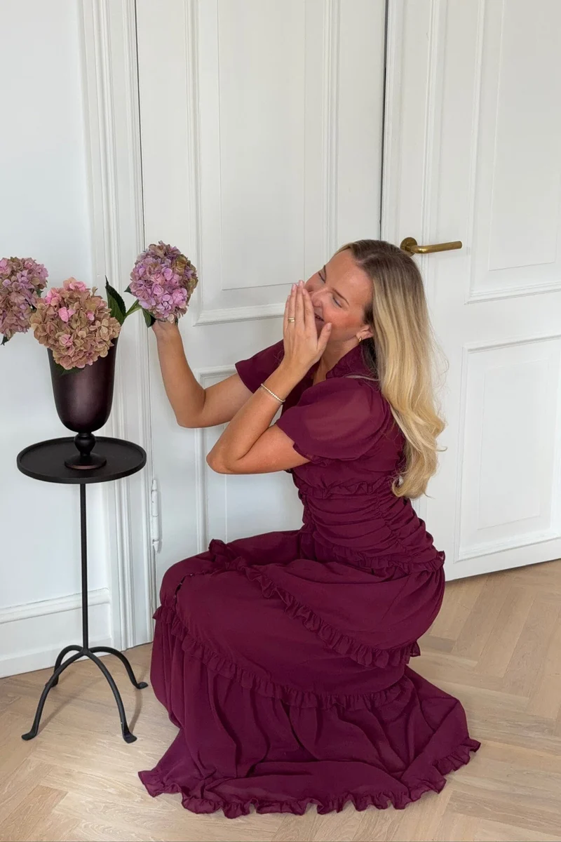 BYIC - Arielic Long Dress A25193 - Bordeaux