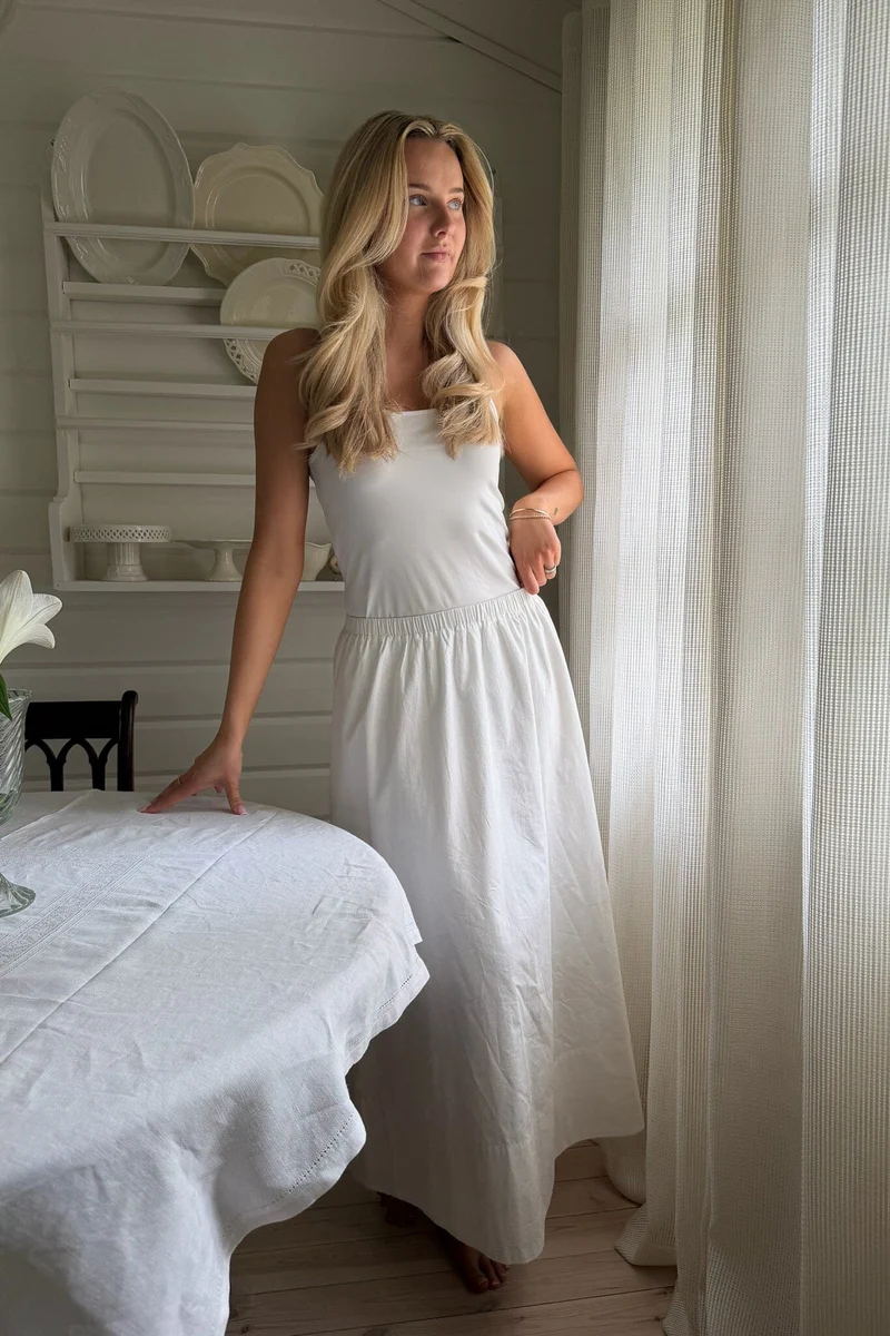 BYIC - Milleic Long Skirt A25242 - White