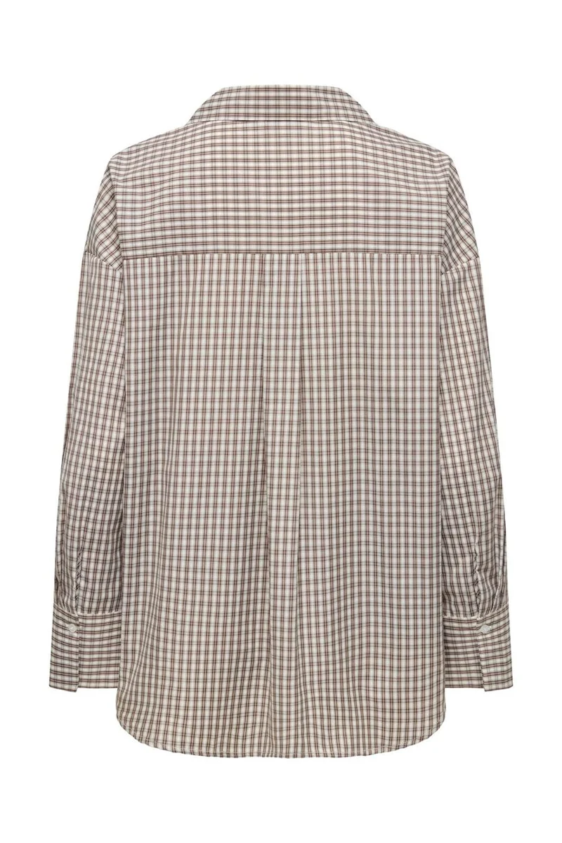 Only - Onloregon Alva Ls Reg Shirt - 5191837 Sandshell Brown