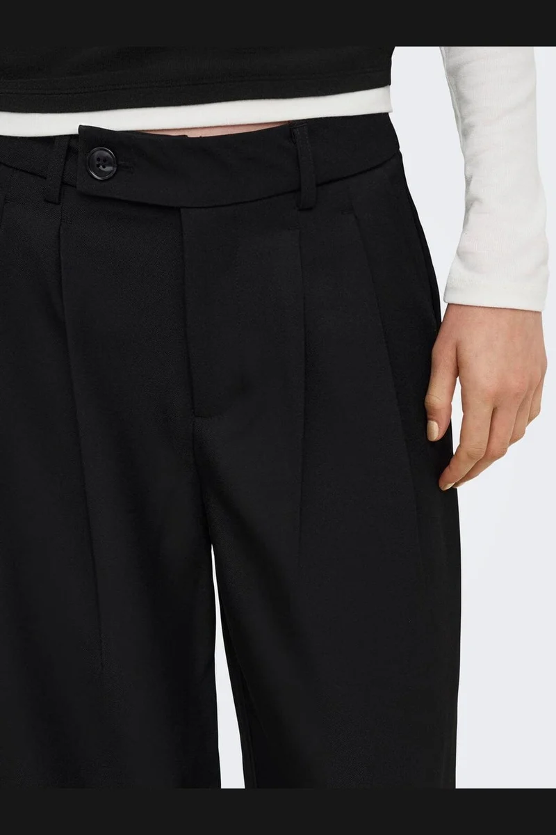 Only - Onlmiles Pleat Wide Pant Tlr - 5177006 Black