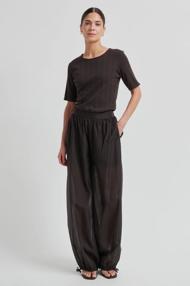 Second Female - Hidie Trousers 60595 - 6150 Chocolate Torte
