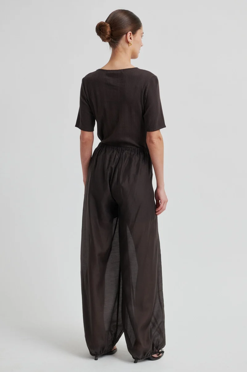Second Female - Hidie Trousers 60595 - 6150 Chocolate Torte