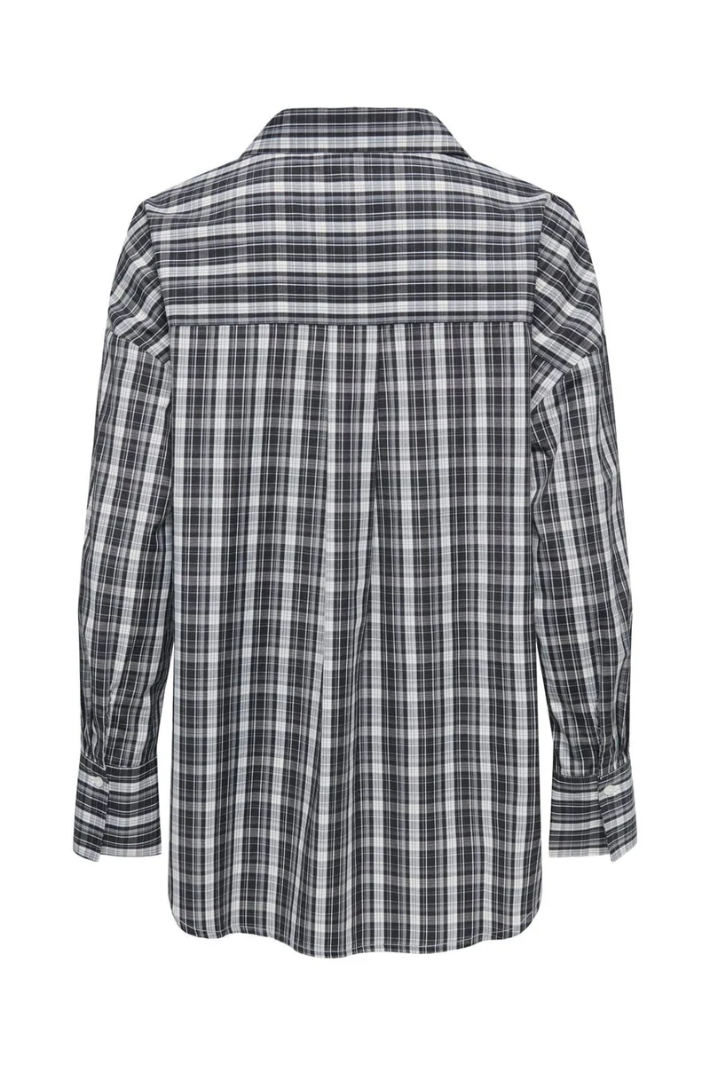 Only - Onloregon Alva Ls Reg Shirt - 5197068 Black B&W Checks