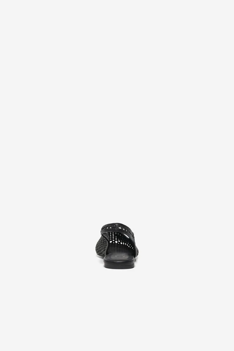 Only - Onlakira-7 Woven Slingback Ballerina - 4958761 Black