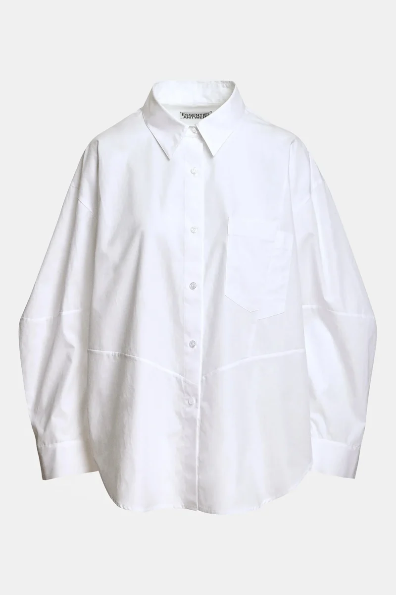 Essentiel Antwerp - Kreative Oversized Shirt - Wh00 White
