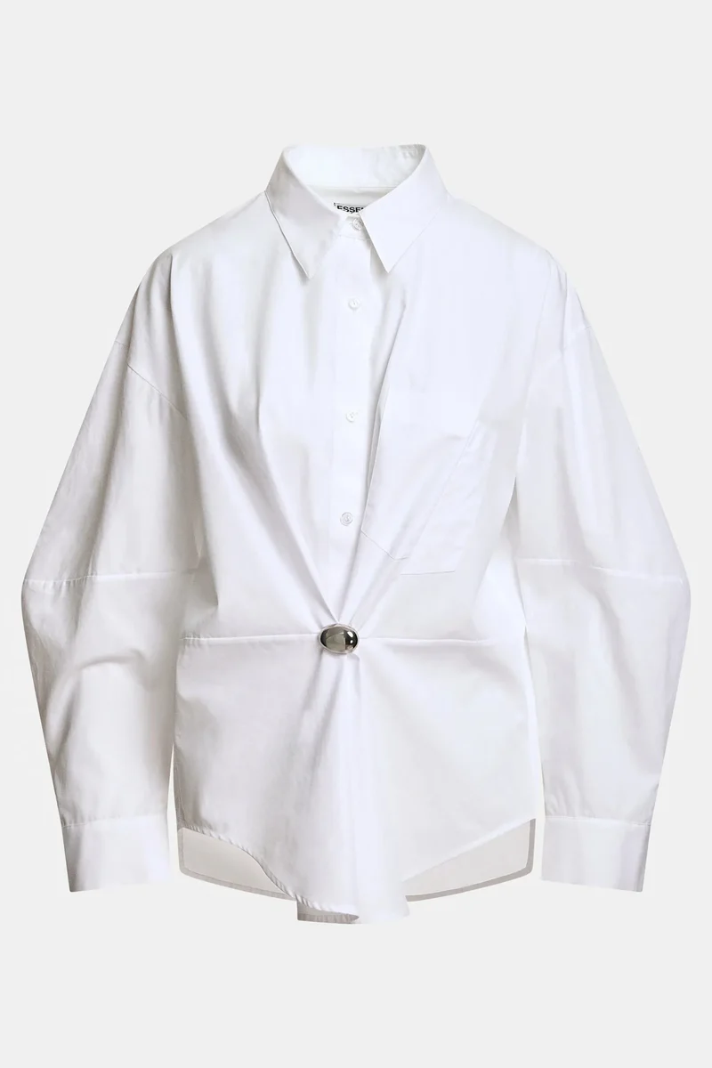 Essentiel Antwerp - Kreative Oversized Shirt - Wh00 White
