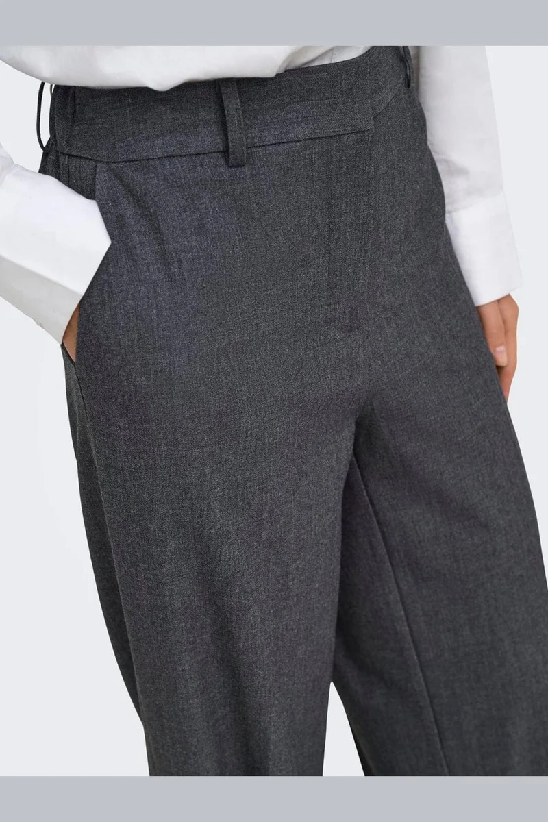 JDY - Jdyvalerie Wide Pant - 5084177 Dark Grey Melange